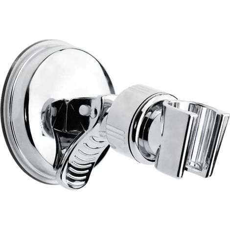 Soporte para cabezal de ducha con ventosa - No requiere perforación - Soporte ajustable para cabezal de ducha - Ventosa para baño con rotación de 360° - Soporte para duchas de mano