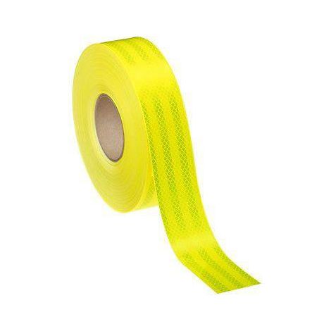 Contour de marquage en bande réfléchissante 3M 98323ES pour pompiers et services de secours, pour les surfaces rigides, microprismatique, flexible j C658391 (1/2)