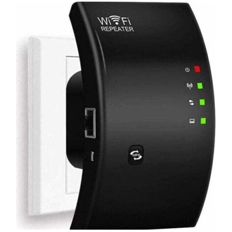 Wi-Fi Repeater, XU, WiFi Repeater, Powerful Amplifier, N300 Extender, Signal Booster, 1 Ethernet, Covers up to 200㎡, Easy to Install, Compatible with All Internet - (1/4)