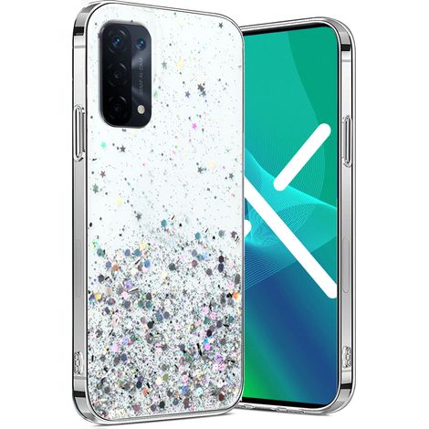Funda para Oppo A54 5G/A74 5G/A93 5G, brillante, transparente (1/3)