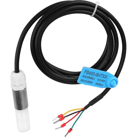 Staubdichter Temperatur- und Feuchtigkeitssensor, Gehäuse aus Edelstahl/Kunststoff, I2C-Ausgang (SHT35) (1/5)