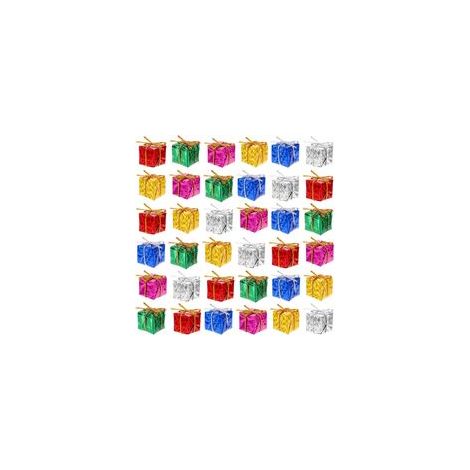 30pcs Petits Coffrets Cadeaux pour Sapin de Noël - Mini Pendentifs Décoratifs Miniatures pour Décoration de Noël