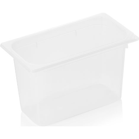 Bac GN 1/3 polypropylène H 200 mm 6,5 ltr transparent GN 89 - Was Germany