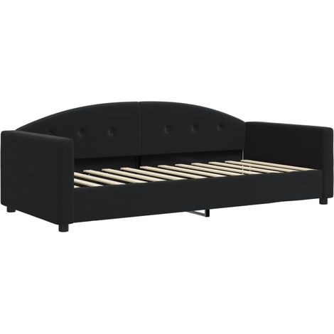 Maison Exclusive - Letto da Giorno Nero 90x190 cm in Velluto (1/5)