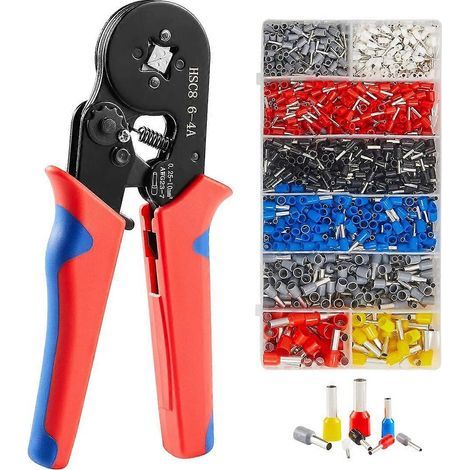 Crimping Tools Wire Pliers - 1250 PCS Wire Ferrules-- (1/4)