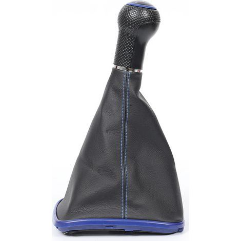 Staubschutzhülle für den Schalthebel von Volkswagen Golf und Bora (Schaltgetriebe), hautfreundlich, blau, 12 mm Durchmesser, 6-Gang-Getriebe. Einzeln erhältlich. (1/4)