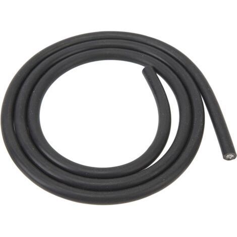 Câble d'allumage de 7mm, longueur de 1M, gaine en PVC, noyau en cuivre isolé pour moteur de voiture et de moto, noir (1/5)