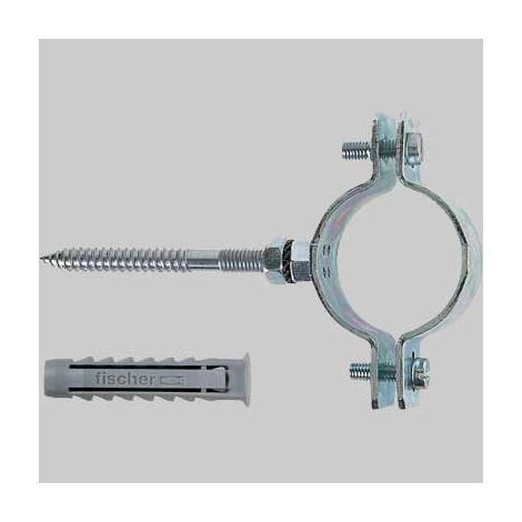 COLLARE PESANTE IN ACCIAIO ZINCATO PER TUBI CPT  3/4     FISCHER