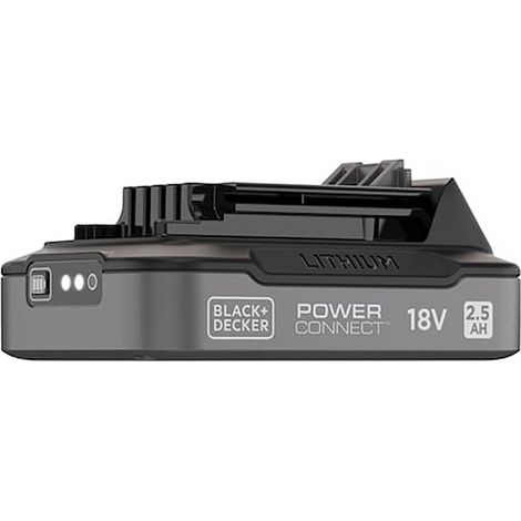 Batteria Black+Decker BDL2518S-XJ 18V 2,5Ah Li-Ion POWERCONNECT con LED (1/5)