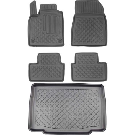 Tapis de coffre ARISTAR 193478G + tapis de sol ARISTAR 603478 - Renault Clio V Hatchback à partir de 09.2019, siège conducteur RN - INSTALLÉS (1/5)