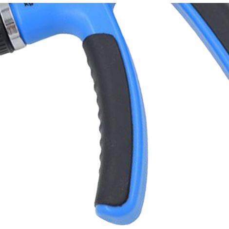 Handtrainer mit einstellbarem Widerstand von 5 bis 60 kg (11 bis 132,3 lb), kleine Griffe, blau, für Männer. (1/5)