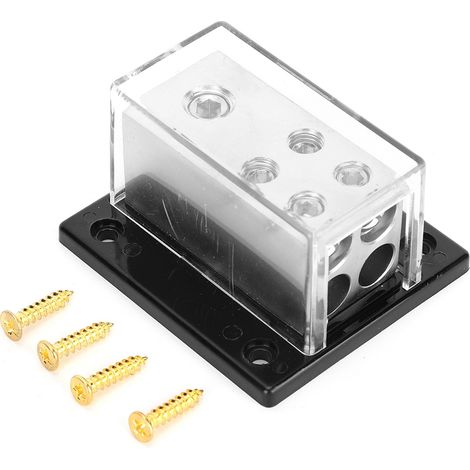 Stromverteilungsblock 1x0GA Eingang 4x4GA Ausgang für Auto-Audio.