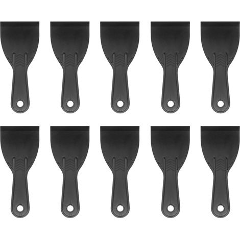 Ensemble de 10 spatules sourcing map, en plastique souple 7,6 cm large et 6 mm d'épaisseur pour