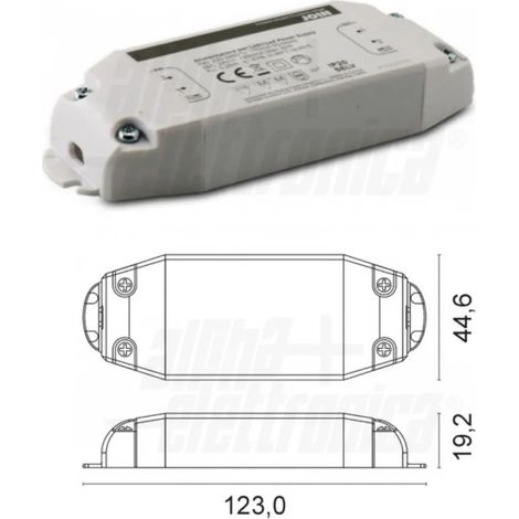 ALIMENTATORE TERMOPLASTICO SLIM 30 WATT 24 V