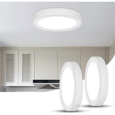 GROOFOO LED-Deckenleuchte, 15 W, 6500 K Kaltweiß, moderne runde Deckenleuchte, flache LED-Deckenleuchte für Schlafzimmer, Wohnzimmer, Esszimmer (1/5)