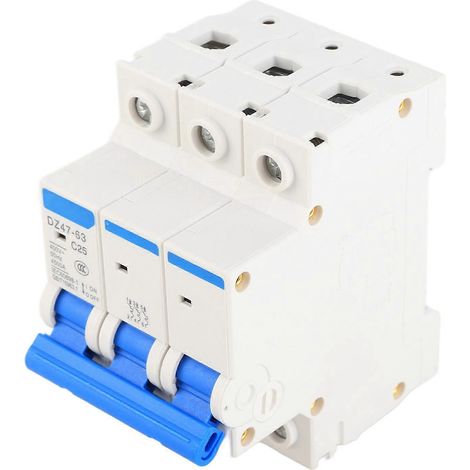 Disjoncteur différentiel miniature DZ47‑63 C25 3P 25A 400V (1/5)