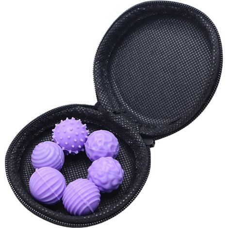 Lot de 6 billes magnétiques sensorielles de 2 cm avec billes en silicone injectable, compatibles avec le soulagement de l'anxiété et la décompression. (1/5)