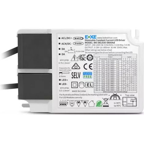 Alimentation DALI2 BOKE pour Dalle 100448 Miidex Lighting®