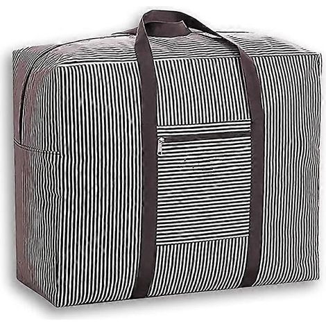 Sac de rangement imperméable, épais et surdimensionné, avec poignées robustes, idéal pour ranger vêtements saisonniers, couettes, linge de lit et pour déménagement. (1/5)