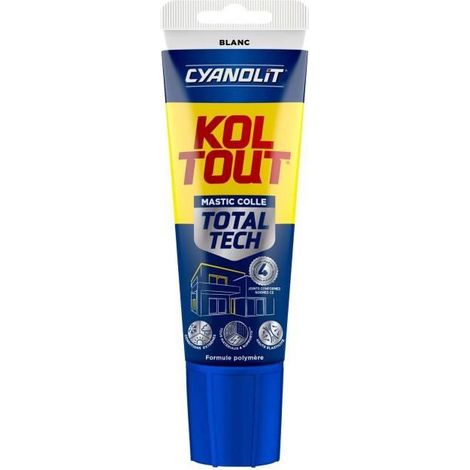 Tubo de pegamento para juntas 125 ml Ultra Blanco Koltout (1/5)
