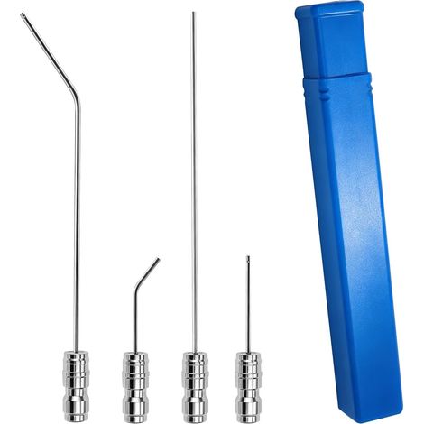 Pressure Washer Needle Set 4 Pcs RV Water Heater Rinsing Lance Tank Lance Nozzle Set High Washer Nozzle Set (1/5)