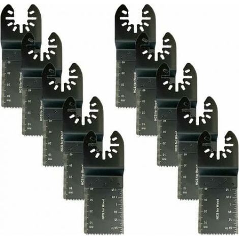 Lame De Scie Multifonction - 34 mm - Pour Outils Oscillants Universels - Lot De 10