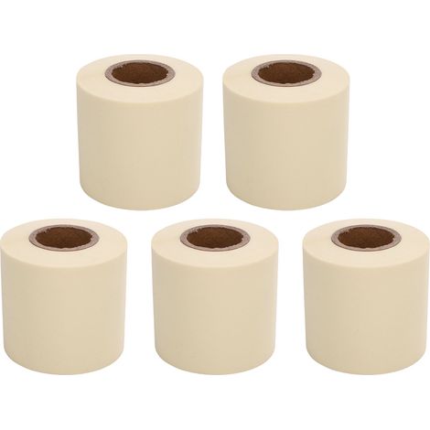 Ruban adhésif en PVC pour tuyaux de climatisation, 6 cm de large, multifonctionnel, isolant, gaine de protection pour tuyaux de climatisation, pour connecteurs de composants électroniques, 5 pièces. (1/5)