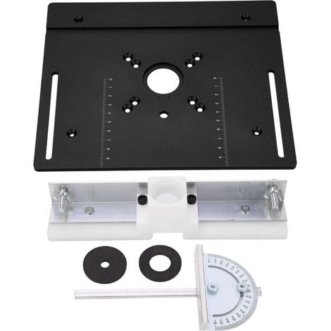 Metall-Frästisch-Grundplatte, Aluminium-Grundplatte für Tischkreissäge, C (1/4)