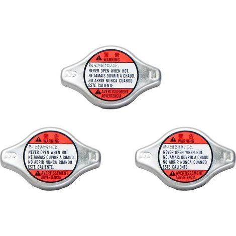 Lot de 3 bouchons de radiateur universels 17920-75F00-000, 17920-75F00 pour Suzuki SX4, Swift, Grand Vitara, Jimny, Vitara MK3 (1/5)