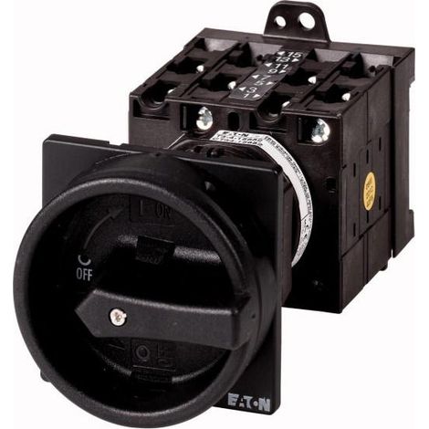 Inter général tripolaire + 2 F + 1 O 32 A Fonction d'arrêt 90 ° encastré 000047597 EATON T3-3-15683/V/SVB-SW
