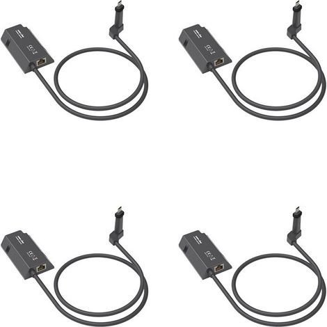 Adaptador Ethernet GEN2 HUB 4X, conector de red de alta velocidad para Starlink, conexión a Internet por cable. (1/5)