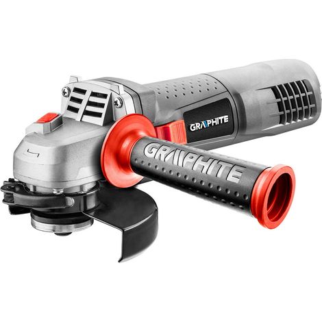 GRAPHITE MEULEUSE D'ANGLE 750 W, VITESSE DE ROTATION 3000-12000 TR/MIN, DISQUE 125 X 22,2 MM, FILETAGE DE BROCHE M14, POIDS 2,1