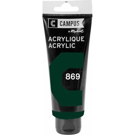Peinture acrylique 100 ml - Vert émeraude n°869