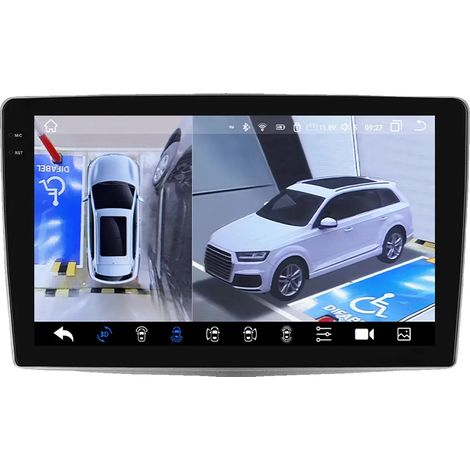 Autoradio con touchscreen, formato standard, compatibile con Alfa Romeo MiTo 955 2008-2016, QS8NPC 360camera (1/2)