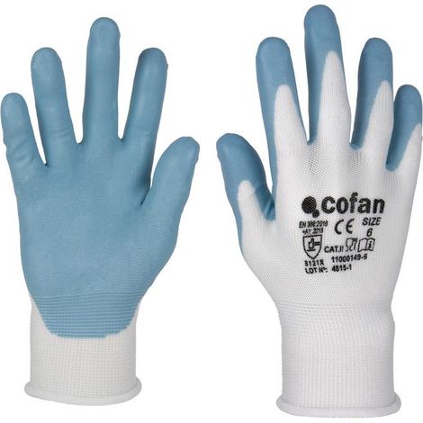 Pack 12 Guantes Impregnados Alimentarios T-8 Nitrilo