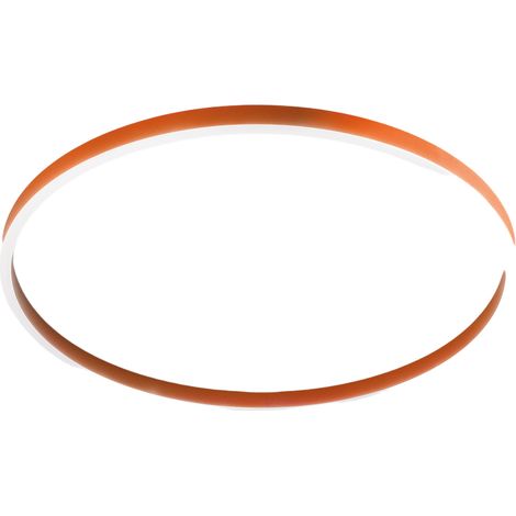Plafonnier Aela P/G En Aluminium Orange Brûlé 60W+12W Led Intégrée Double Emission 3800Lm Dimmable Coupe De Phase - Gealuce (1/3)