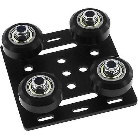 Kleine V-Nut-Portalstangenplatte, Mini-V-Rad-Stützplatte für die Serie 2020