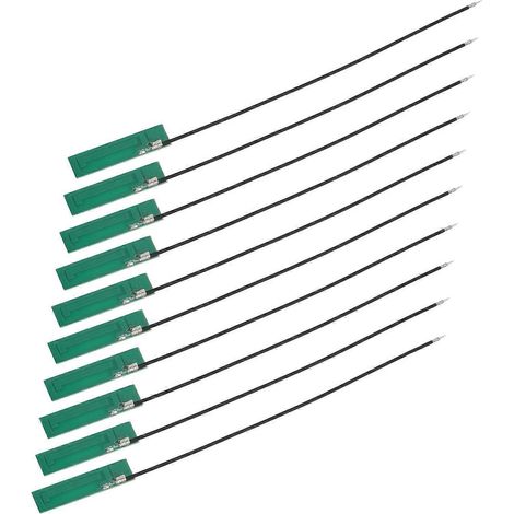 10 Stück WLAN-Antennen für guten Empfang, IPEX-Schnittstelle, RG1.13-Kabel, stabile Übertragung, integrierte WLAN-Antenne