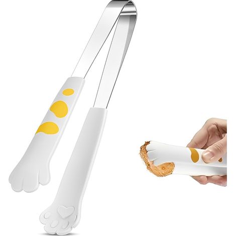 1 Pièce Pinces De Cuisine En Silicone, Pattes De Chat Pinces Alimentaires, Longueur 18cm, Pour Cuisine, Pâtisserie, Barbecue (1/5)