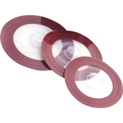 3pièces Couvercles Silicone Étirables Pour Bols Lot De Couvercles Réutilisables Pour Conservation Alimentaire Adaptés Aux Pots Et Récipients Pour Réfrigérateur Et Cuisine (1/4)