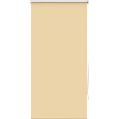 Maison Exclusive - Tenda a rullo oscurante 64,4x120 cm Tessuto Larghezza 60 cm Beige
