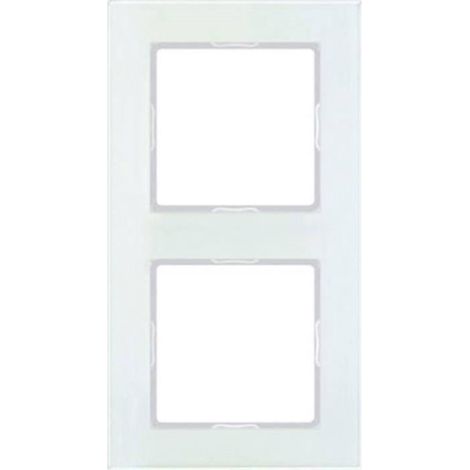 Plaque de finition Jung ac582glwmt design sans vis blanc
