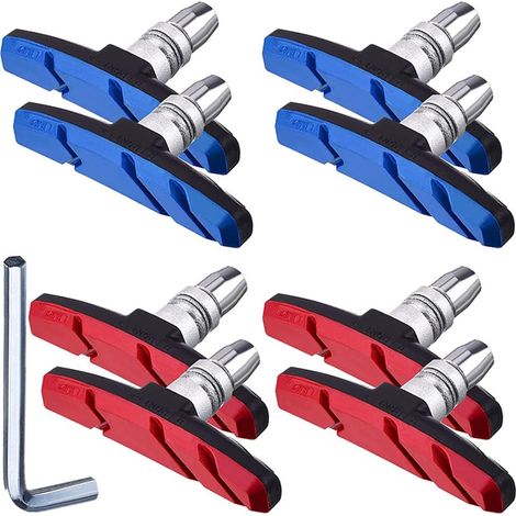 Convient aux plaquettes de frein en V de 4 à 70 mm de long, silencieuses, durables, livrées avec une clé Allen, freins de vélo. (1/5)