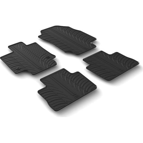 Set tappeti su misura in gomma - compatibile per Toyota Rav4 (03/1912/25) - Suzuki Across (11/20) automatico