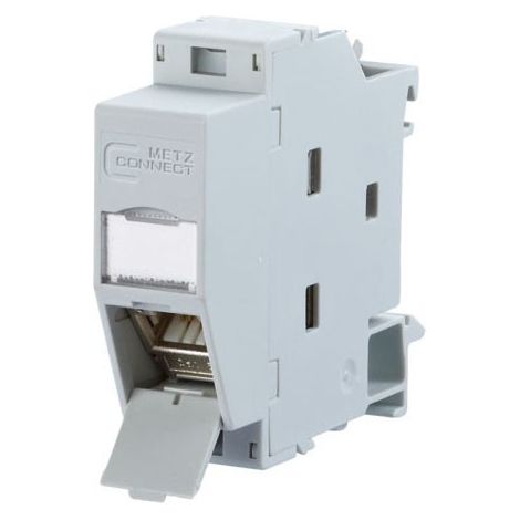 BTR NETCOM Hutschienenmodul,Kat.6A 1xRJ45,inkl. Modul TN C6Amod-REG-180