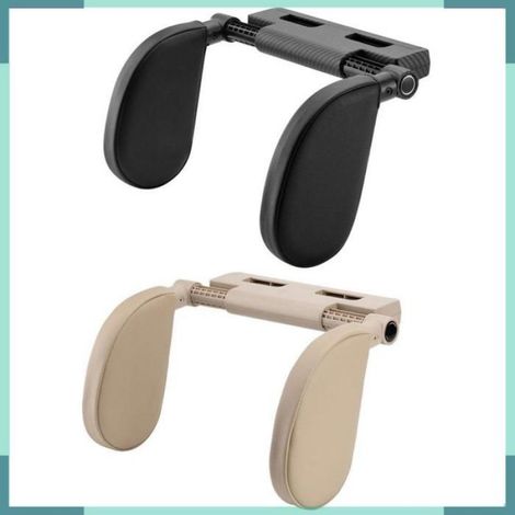 Oreiller de siège de voiture Oreiller appui-tête de siège de voiture en forme de U, réglable, pour dormir, auto interieur (1/5)