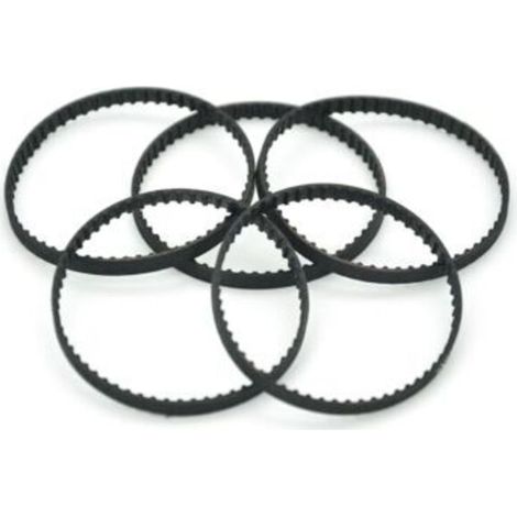 Courroie sans fin 227,584 mm de longueur 112 dents synchrone 3 mm de largeur courroie de distribution en boucle fermée paquet de 5 pièces