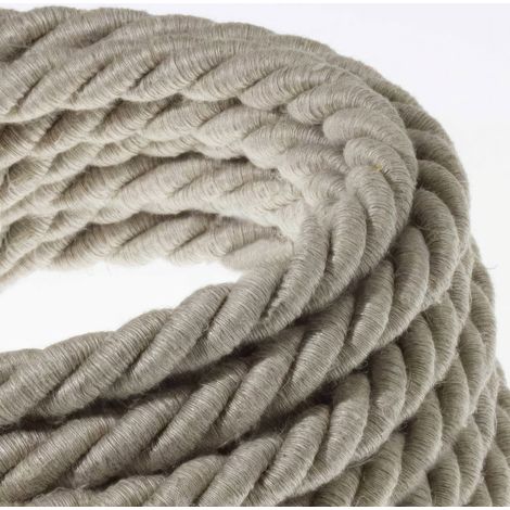 Creative-Cables Cordon XL Ø16 mm 3x0,75 mm² (20 m, Gris) (1/3)