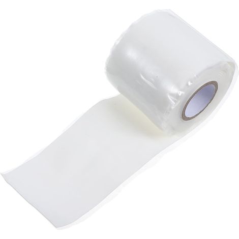 Ruban Adhésif Silicone Auto-Adhésif Étanche 5 CM X 3 Neutre Ruban Isolant pour Tuyaux et Flexibles Réparation Solide Haute Température pour Plomberie et Canalisations (1/5)