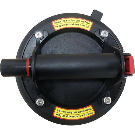 Ventouses, Ventouse Sous Vide De 220Kg, Élévateur À Robuste En S, Adapté Au Levage Manuel Des Carreaux Granit pour levage/extracteur de bosses(Black) (1/5)